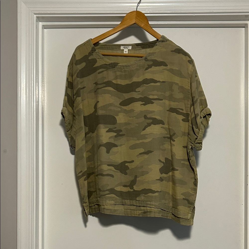 Dylan Olive Camouflage Tee